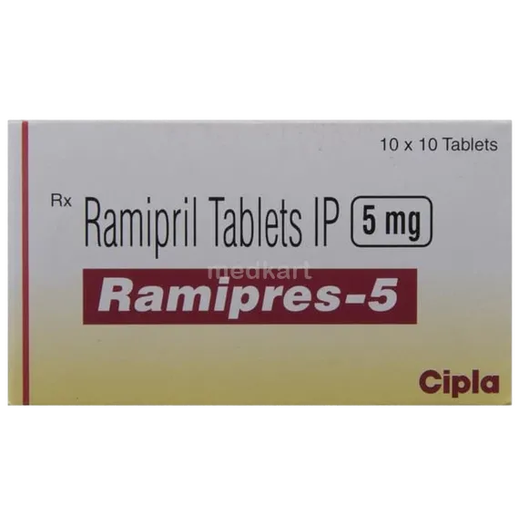 ramipres 5mg tablet 10's